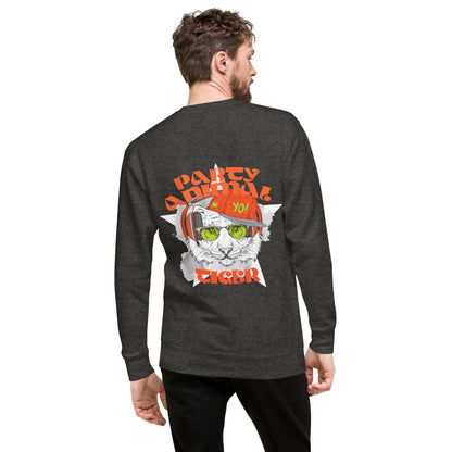 party-animal-tiger-premium-pullover-pullover-jlr-design-12 - JLR Design