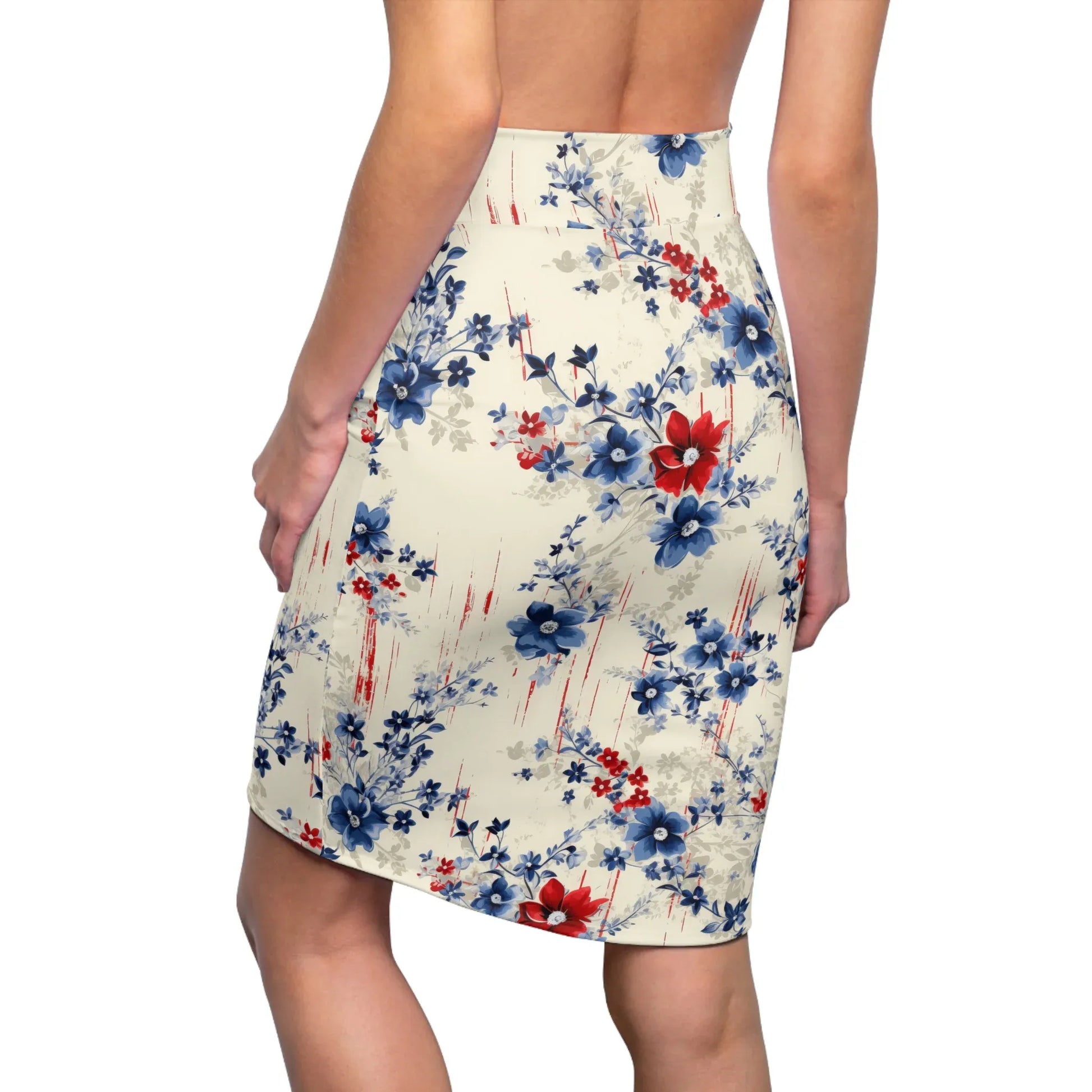 patriotic-v1-bleistiftrock-fur-damen-eleganter-mid-waist-rock-mit-stretch-komfort-bleistiftrock-jlr-design-2 - JLR Design