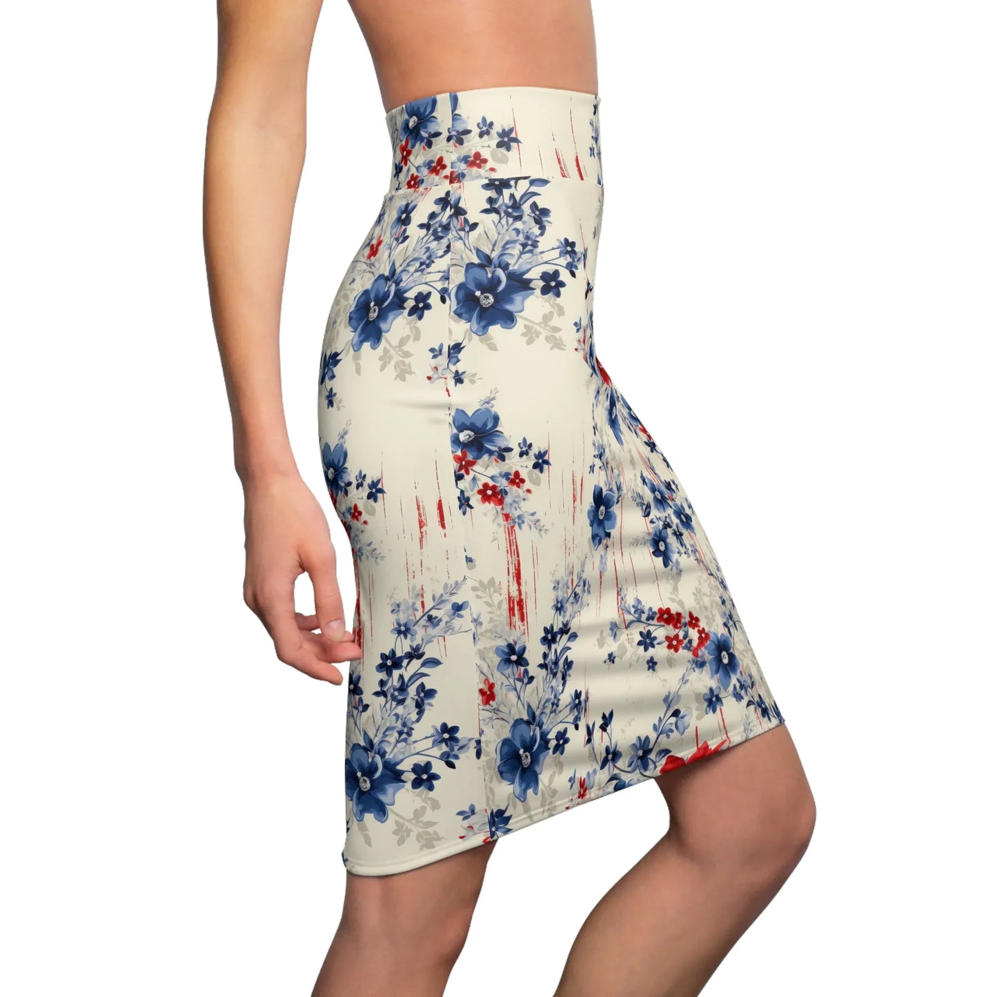 patriotic-v1-bleistiftrock-fur-damen-eleganter-mid-waist-rock-mit-stretch-komfort-bleistiftrock-jlr-design-3 - JLR Design
