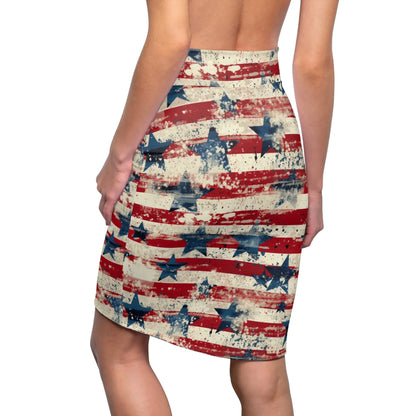 patriotic-v2-bleistiftrock-fur-damen-eleganter-mid-waist-rock-mit-stretch-komfort-bleistiftrock-jlr-design-2 - JLR Design