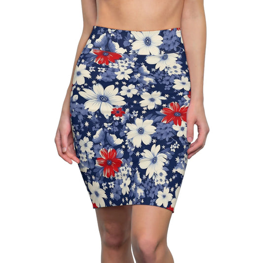 patriotic-v3-bleistiftrock-fur-damen-eleganter-mid-waist-rock-mit-stretch-komfort-bleistiftrock-jlr-design-1 - JLR Design