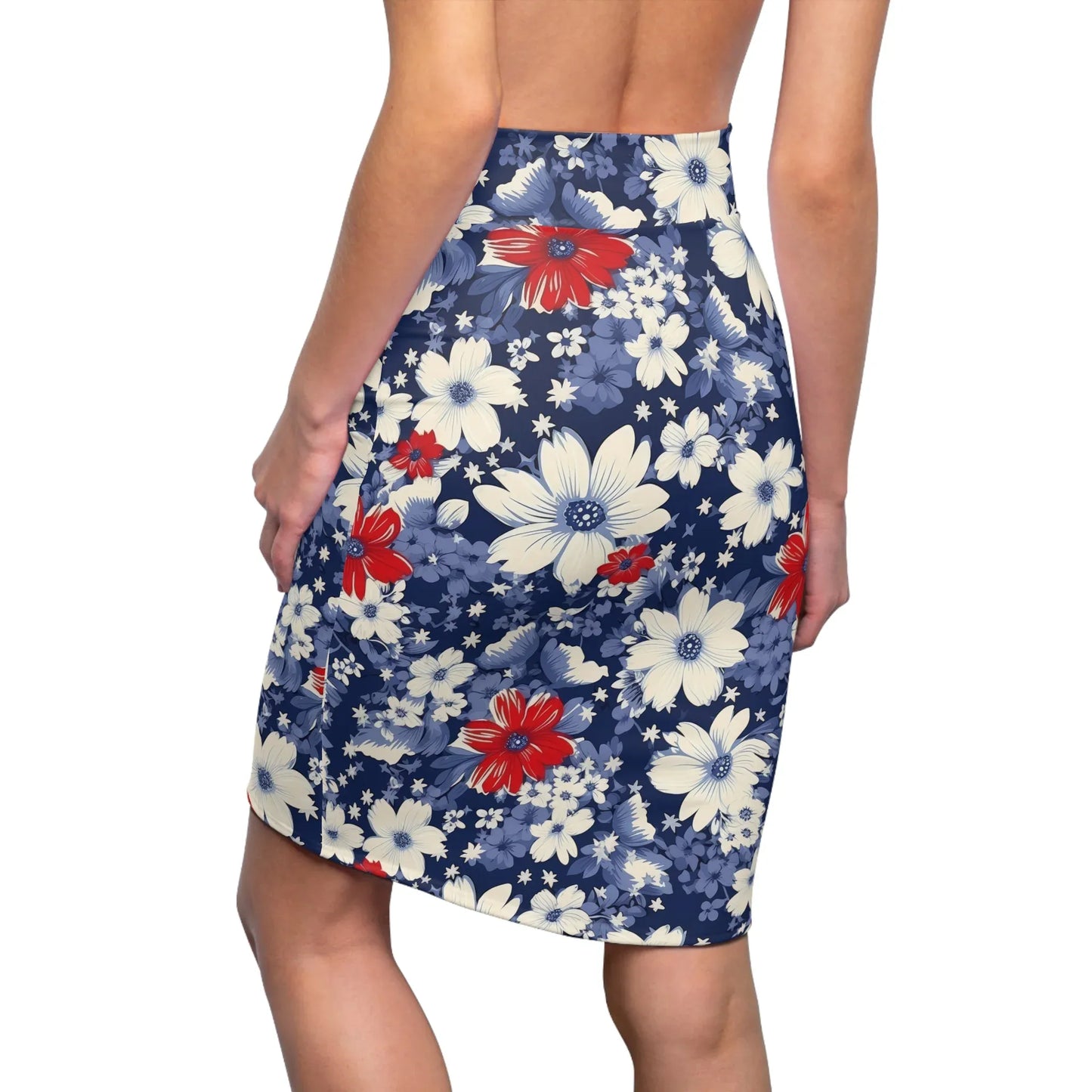 patriotic-v3-bleistiftrock-fur-damen-eleganter-mid-waist-rock-mit-stretch-komfort-bleistiftrock-jlr-design-2 - JLR Design