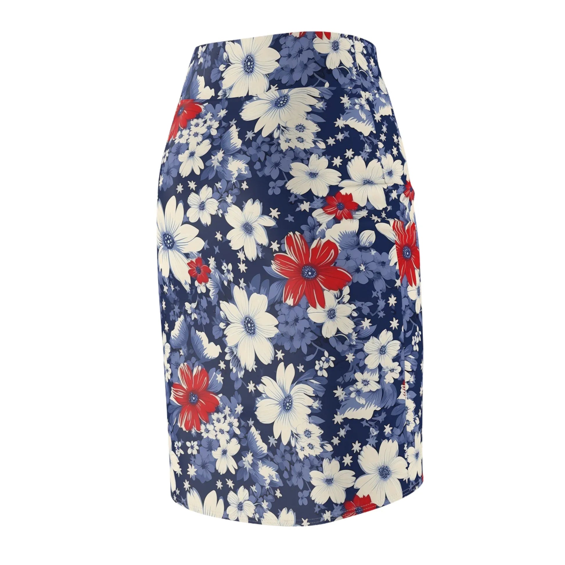 patriotic-v3-bleistiftrock-fur-damen-eleganter-mid-waist-rock-mit-stretch-komfort-bleistiftrock-jlr-design-7 - JLR Design