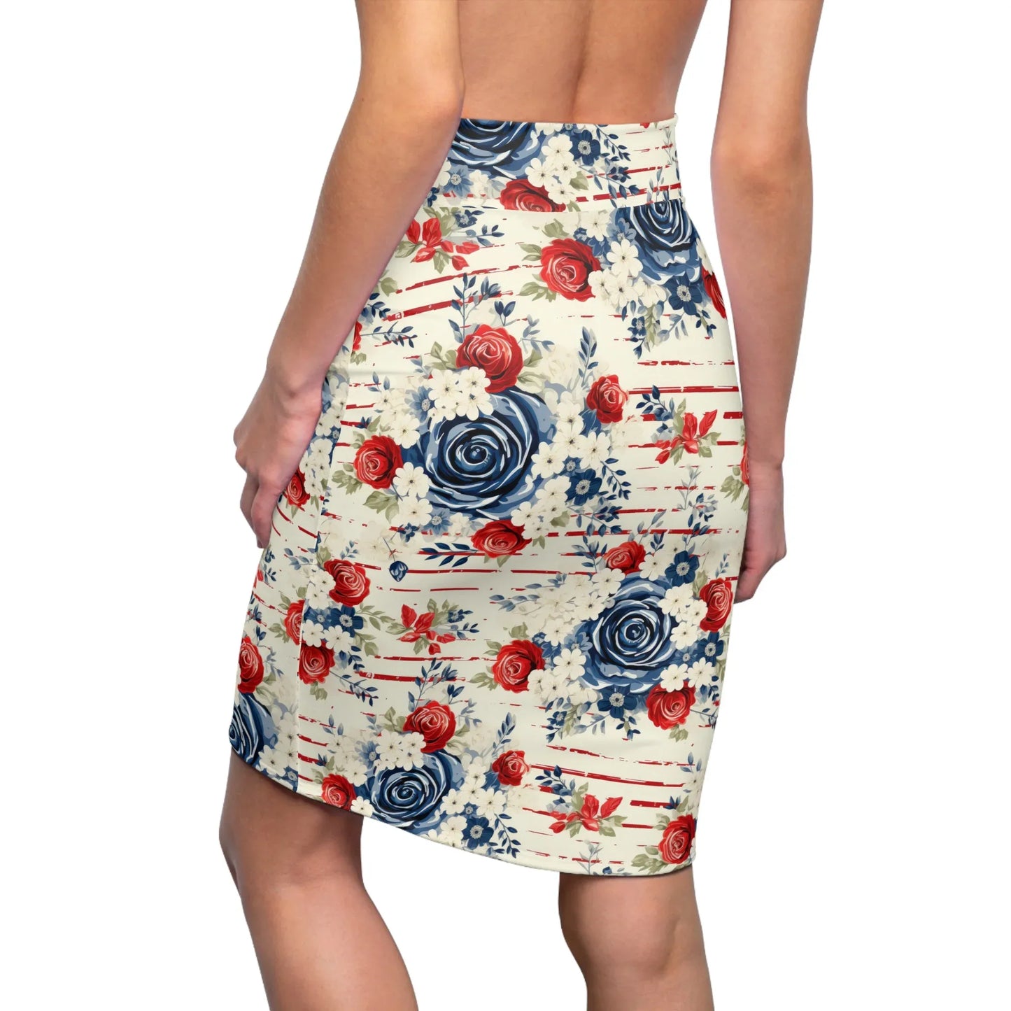 patriotic-v4-bleistiftrock-fur-damen-eleganter-mid-waist-rock-mit-stretch-komfort-bleistiftrock-jlr-design-2 - JLR Design