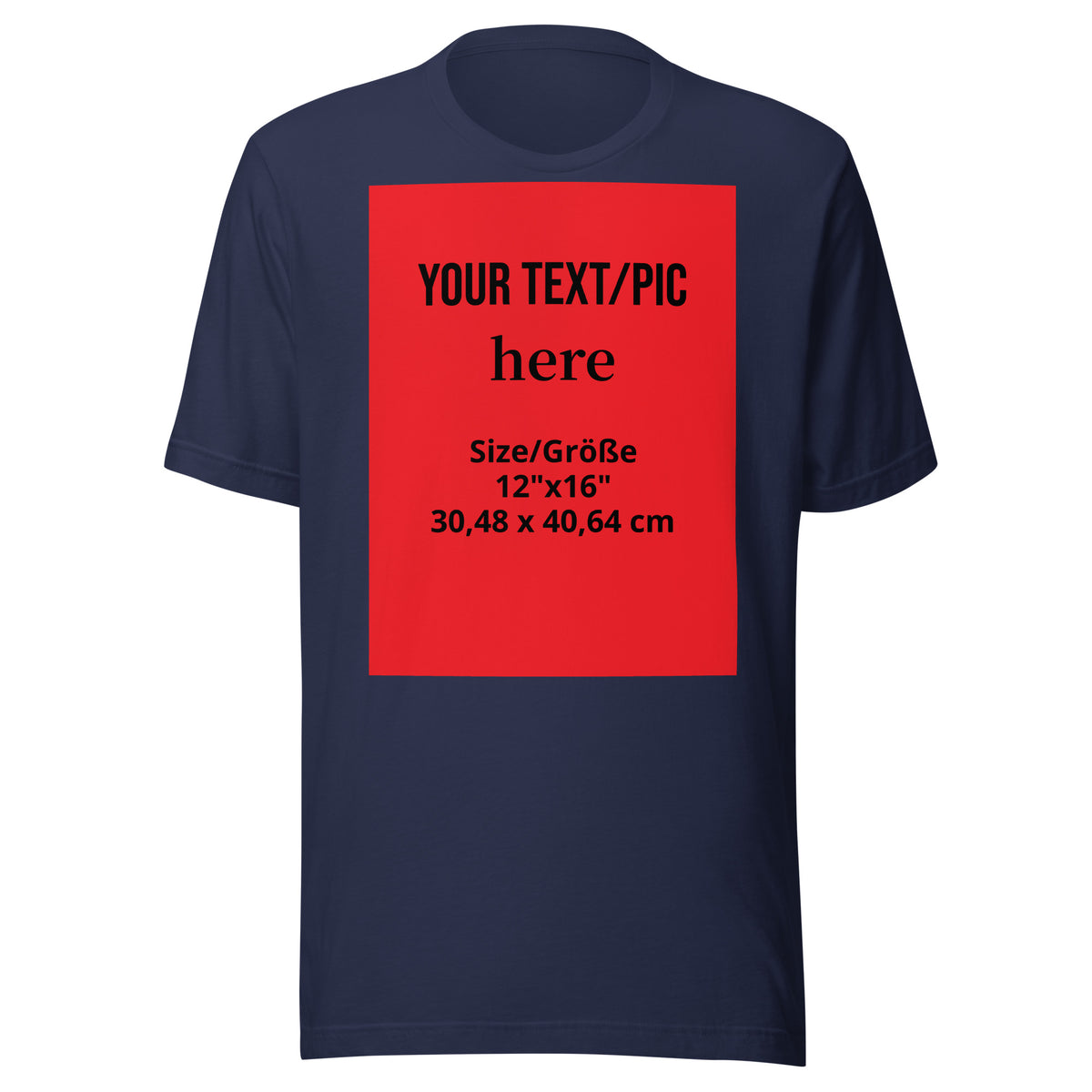personalisiertes-unisex-foto-t-shirt-wunschmotiv-hochladen-or-bella-canvas-3001-t-shirt-jlr-design-jlr-design-de-4 - JLR Design
