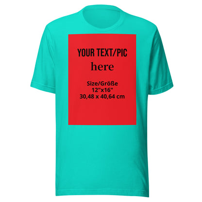 personalisiertes-unisex-foto-t-shirt-wunschmotiv-hochladen-or-bella-canvas-3001-t-shirt-jlr-design-jlr-design-de-9 - JLR Design