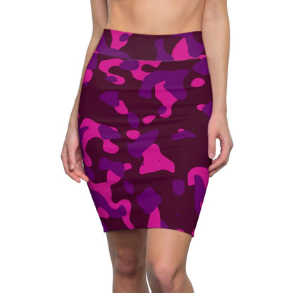 pink-camouflage-bleistiftrock-fur-damen-eleganter-mid-waist-rock-mit-stretch-komfort-bleistiftrock-jlr-design-1 - JLR Design