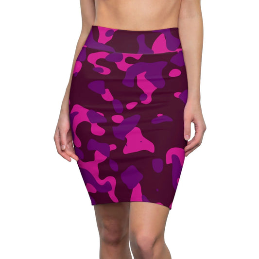 pink-camouflage-bleistiftrock-fur-damen-eleganter-mid-waist-rock-mit-stretch-komfort-bleistiftrock-jlr-design-1 - JLR Design