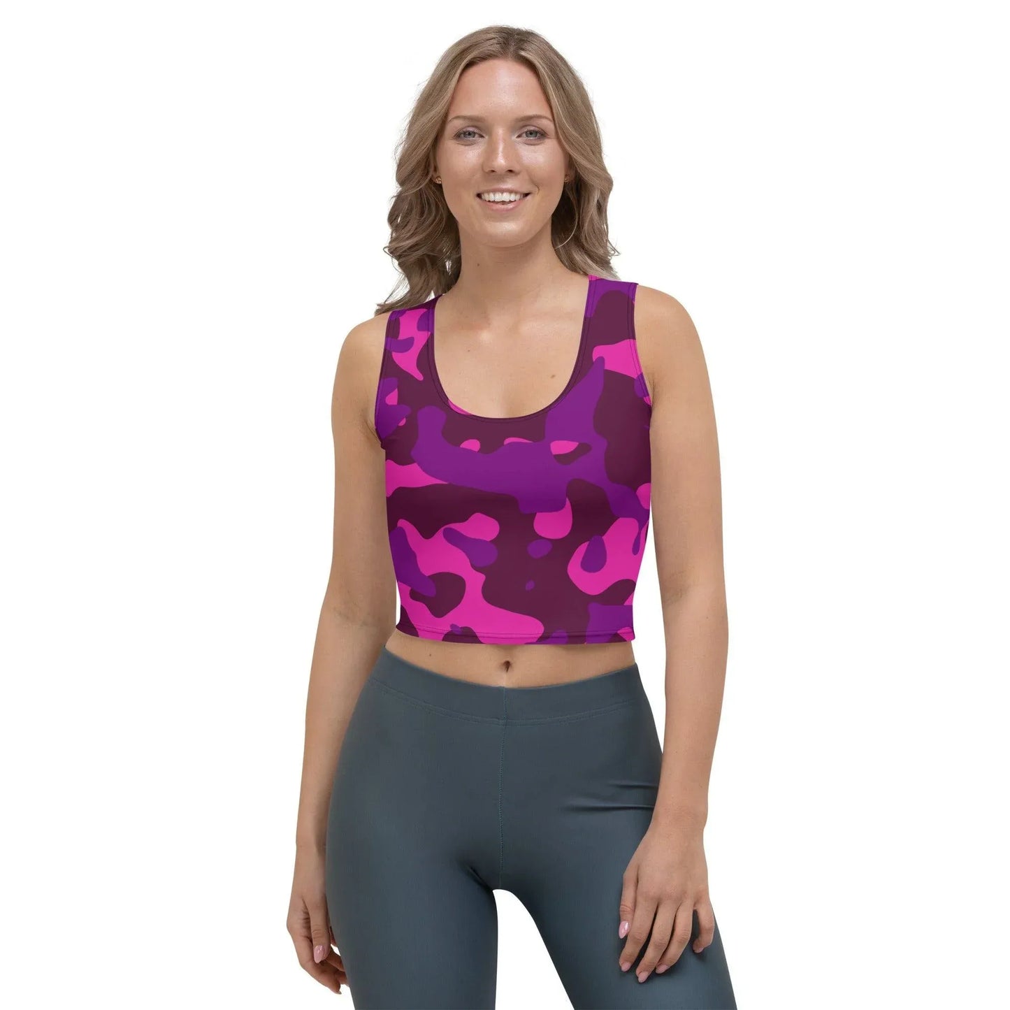 pink-camouflage-damen-crop-top-crop-top-jlr-design-1 - JLR Design