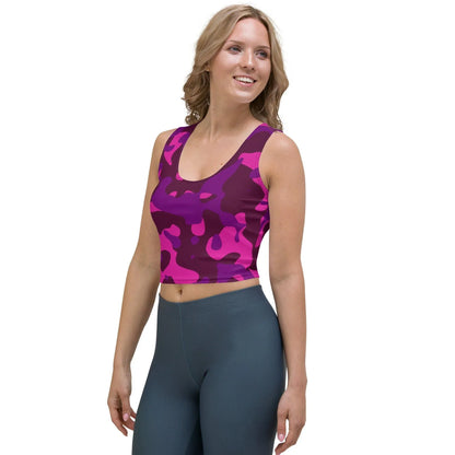 pink-camouflage-damen-crop-top-crop-top-jlr-design-3 - JLR Design