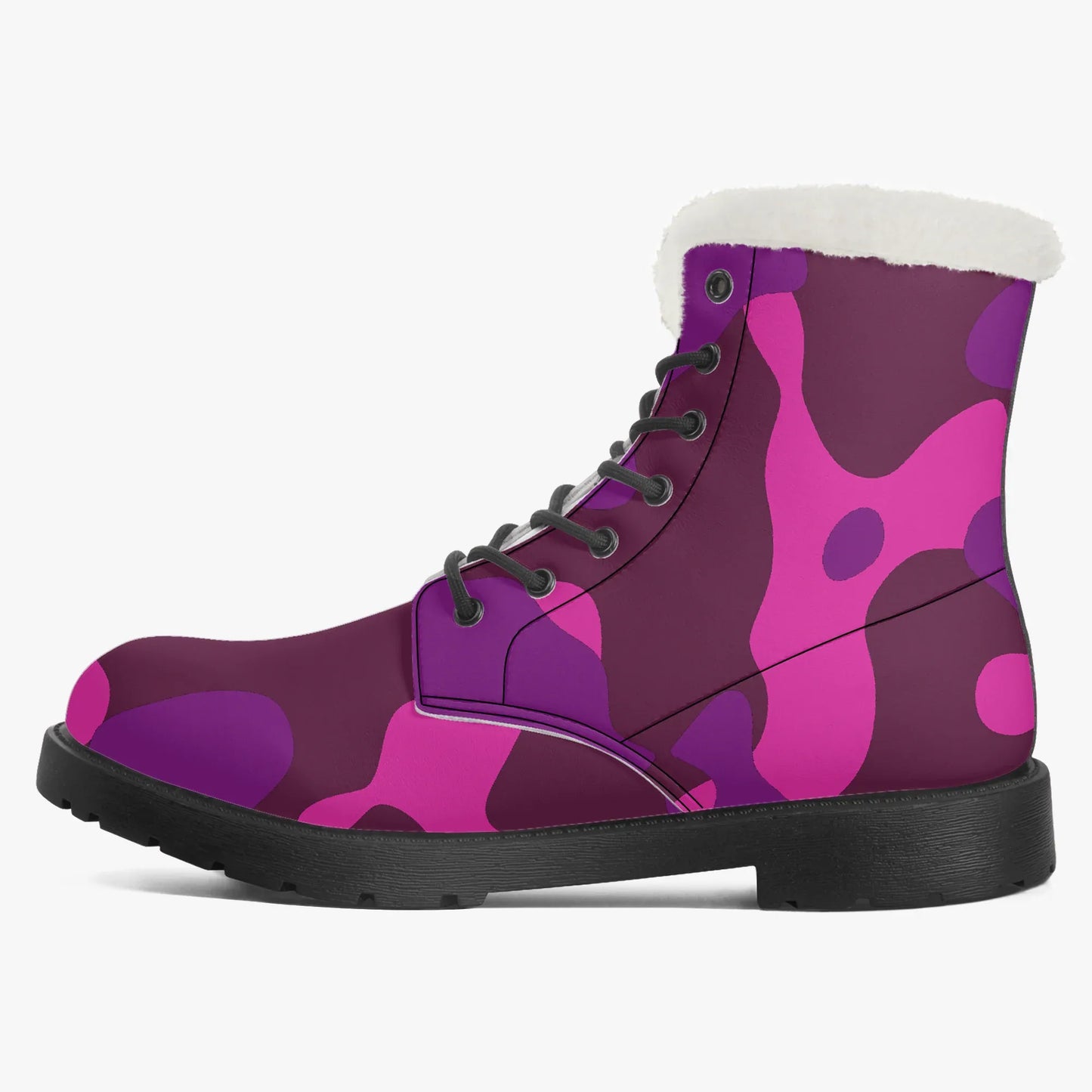 pink-camouflage-faux-fur-leder-boots-boots-jlr-design-4 - JLR Design