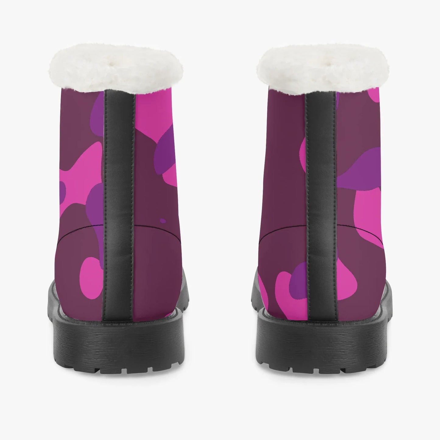 pink-camouflage-faux-fur-leder-boots-boots-jlr-design-6 - JLR Design