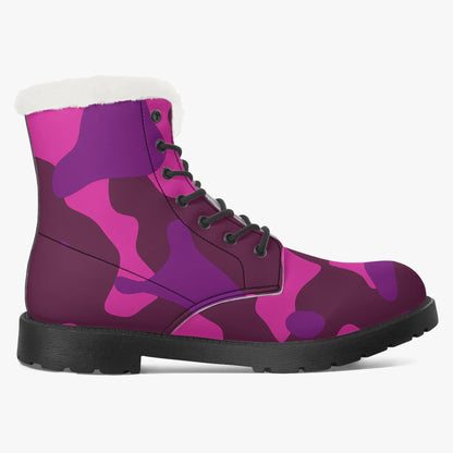 pink-camouflage-faux-fur-leder-boots-boots-jlr-design-8 - JLR Design