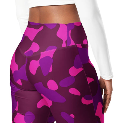 pink-camouflage-high-waist-flare-leggings-flare-leggings-jlr-design-6 - JLR Design