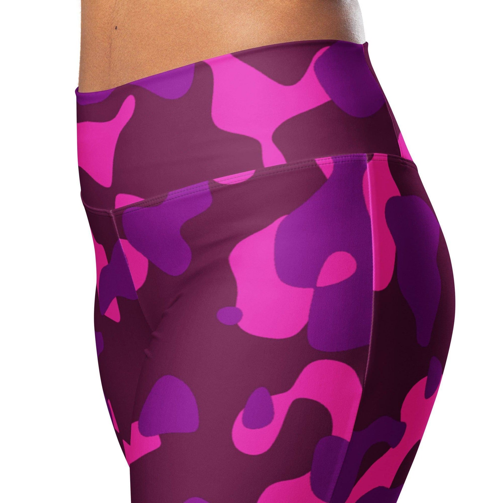 pink-camouflage-high-waist-flare-leggings-flare-leggings-jlr-design-8 - JLR Design