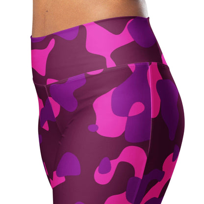 pink-camouflage-high-waist-flare-leggings-flare-leggings-jlr-design-8 - JLR Design