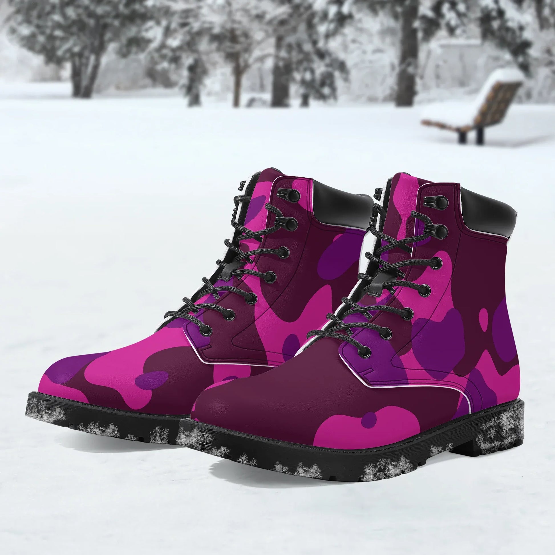 pink-camouflage-leder-boots-or-stylische-und-warme-winterstiefel-boots-jlr-design-1 - JLR Design