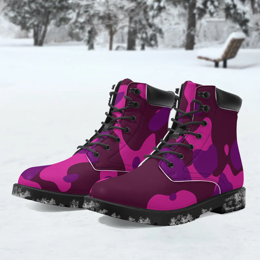 pink-camouflage-leder-boots-or-stylische-und-warme-winterstiefel-boots-jlr-design-1 - JLR Design