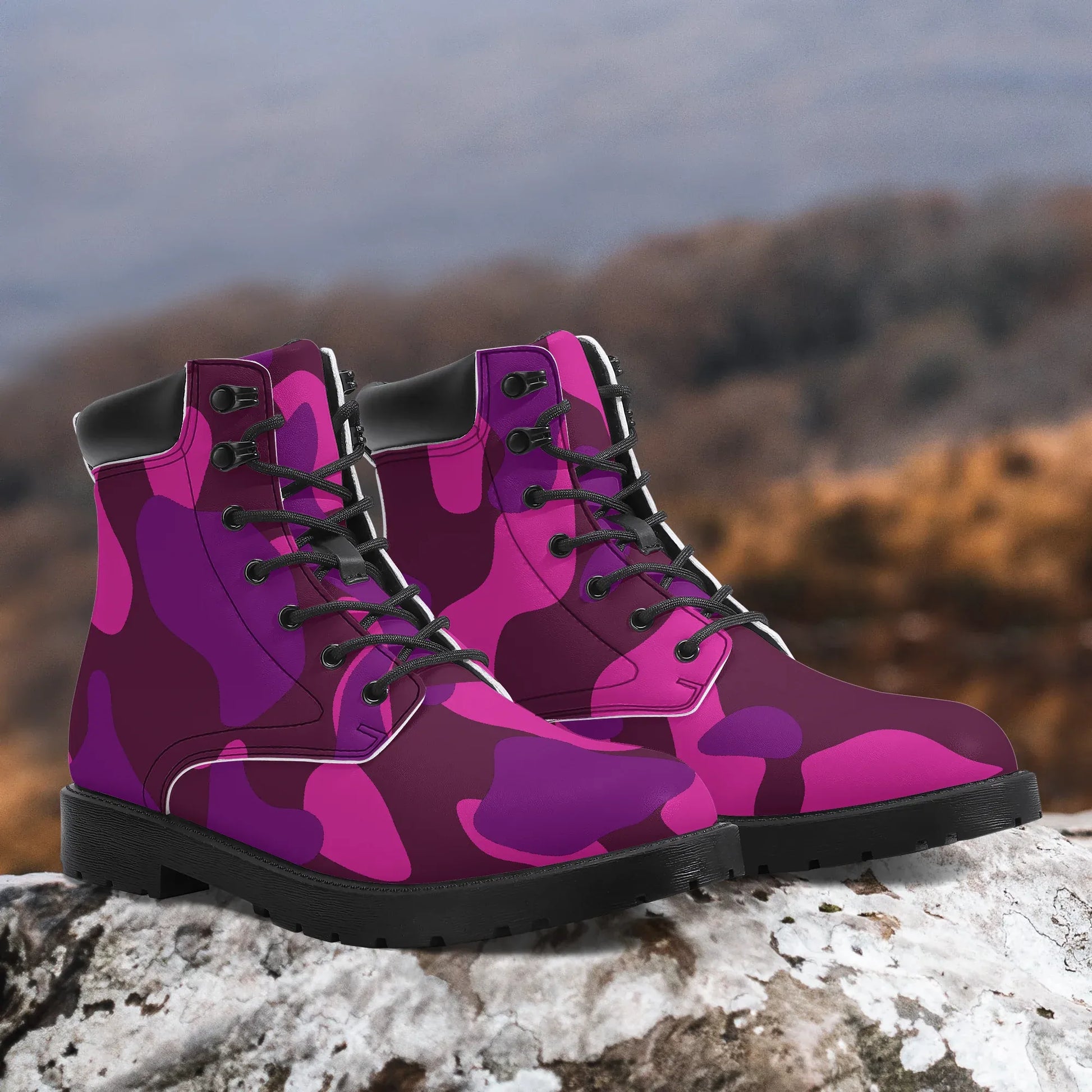 pink-camouflage-leder-boots-or-stylische-und-warme-winterstiefel-boots-jlr-design-2 - JLR Design
