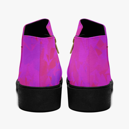 pink-crystal-elegante-reissverschluss-stiefeletten-stiefeletten-jlr-design-2 - JLR Design