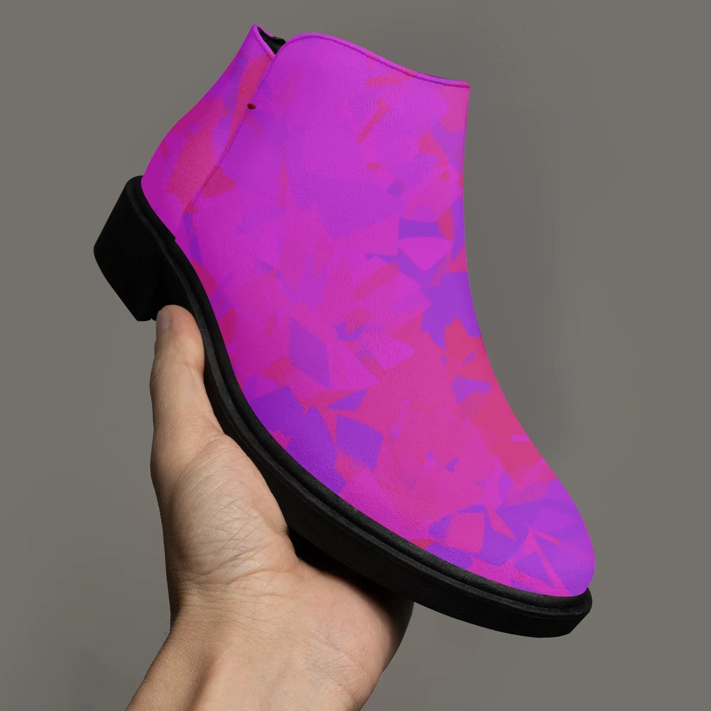 pink-crystal-elegante-reissverschluss-stiefeletten-stiefeletten-jlr-design-3 - JLR Design