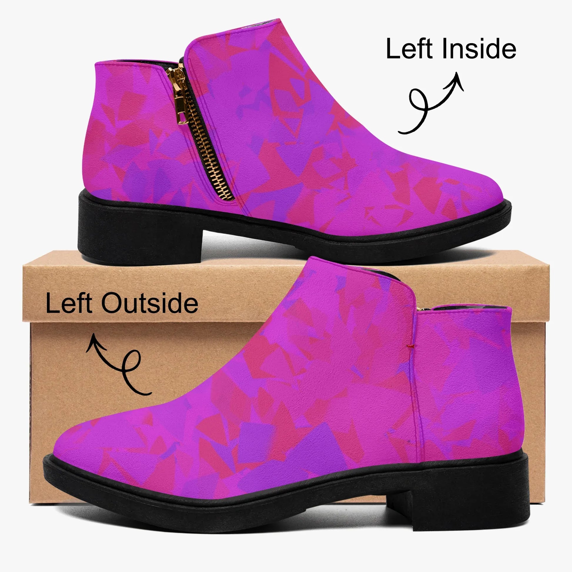 pink-crystal-elegante-reissverschluss-stiefeletten-stiefeletten-jlr-design-4 - JLR Design