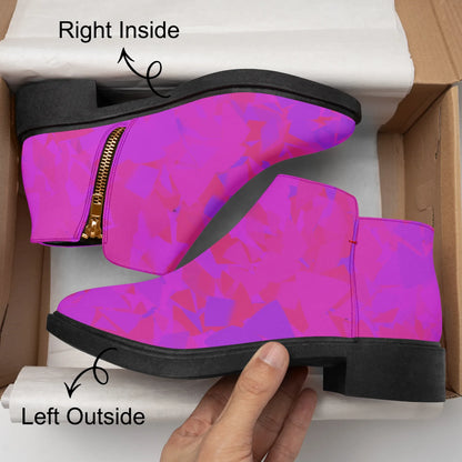 pink-crystal-elegante-reissverschluss-stiefeletten-stiefeletten-jlr-design-8 - JLR Design