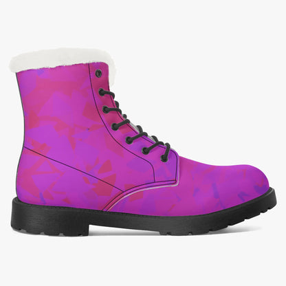 pink-crystal-faux-fur-leder-boots-boots-jlr-design-8 - JLR Design