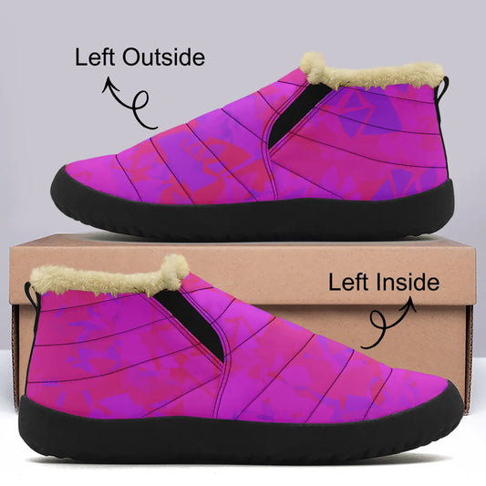 pink-crystal-faux-fur-slipper-slipper-jlr-design-1 - JLR Design