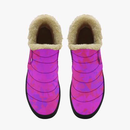 pink-crystal-faux-fur-slipper-slipper-jlr-design-5 - JLR Design