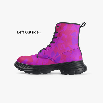 pink-crystal-leather-chunky-boots-boots-jlr-design-2 - JLR Design
