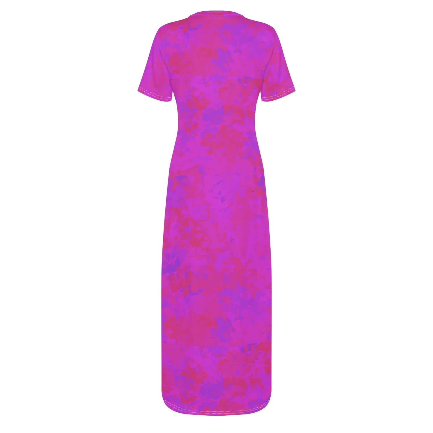 pink-crystal-short-sleeve-long-dress-long-dress-jlr-design-4 - JLR Design