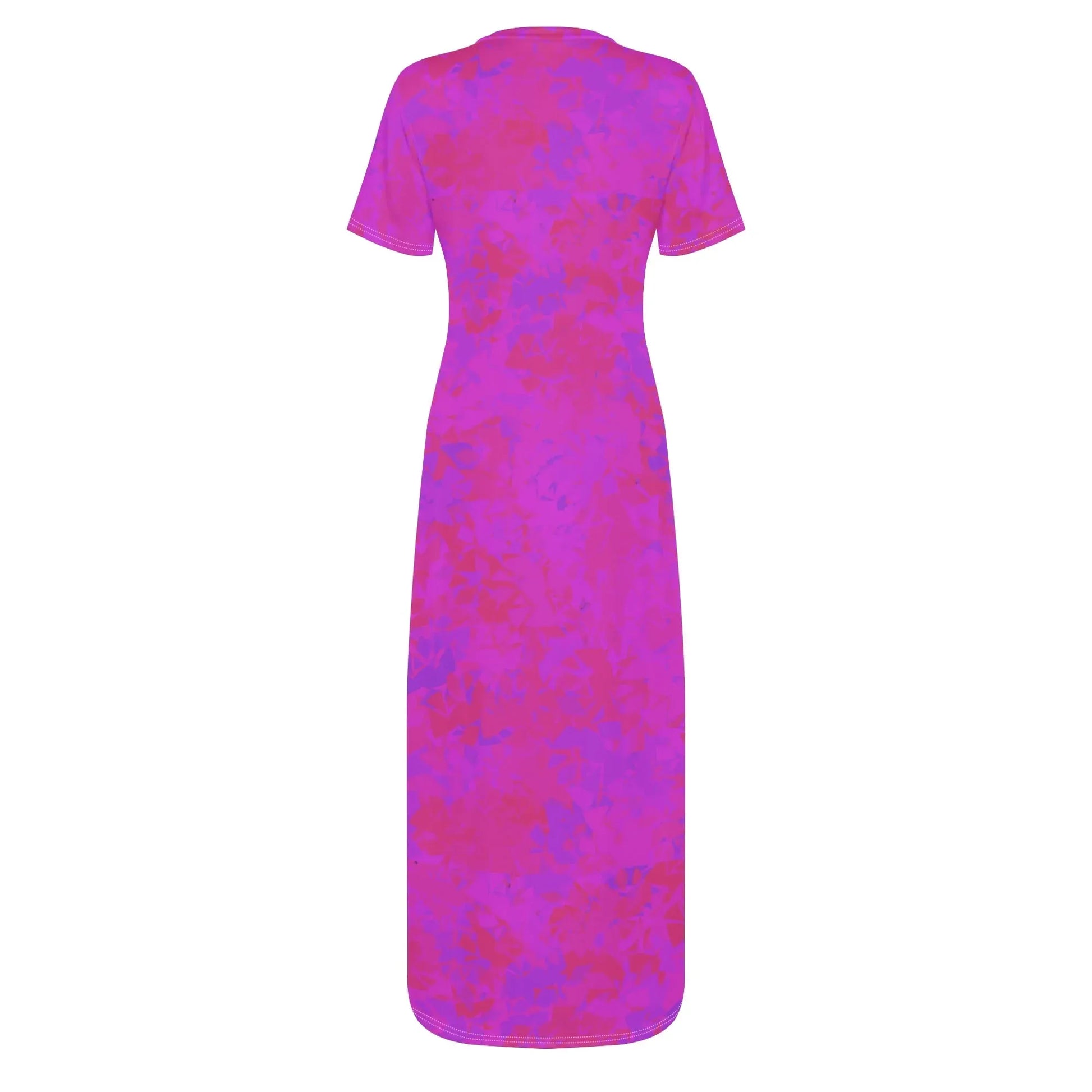 pink-crystal-short-sleeve-long-dress-long-dress-jlr-design-4 - JLR Design