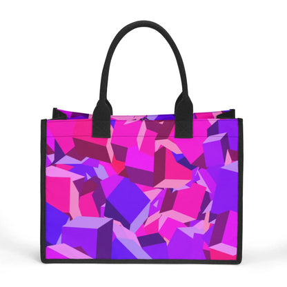 pink-cube-canvas-shopper-tasche-einkaufstasche-jlr-design-2 - JLR Design