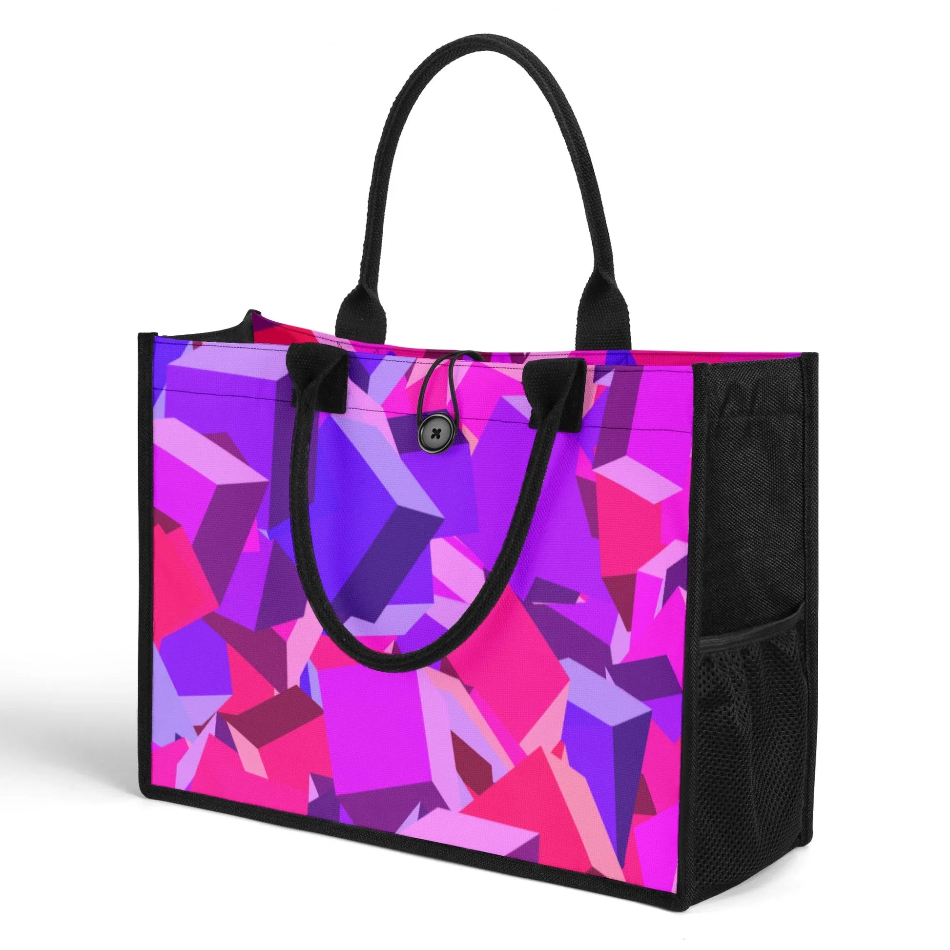 pink-cube-canvas-shopper-tasche-einkaufstasche-jlr-design-3 - JLR Design