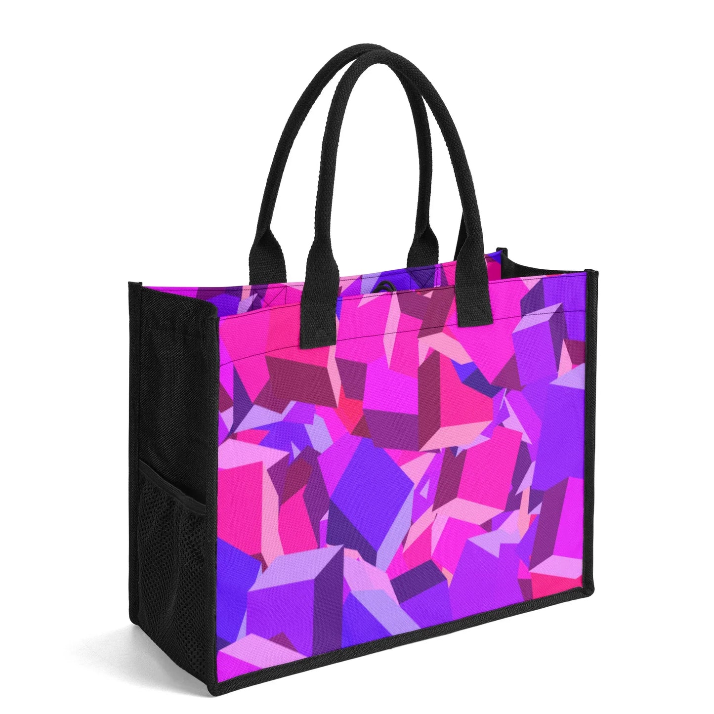 pink-cube-canvas-shopper-tasche-einkaufstasche-jlr-design-4 - JLR Design