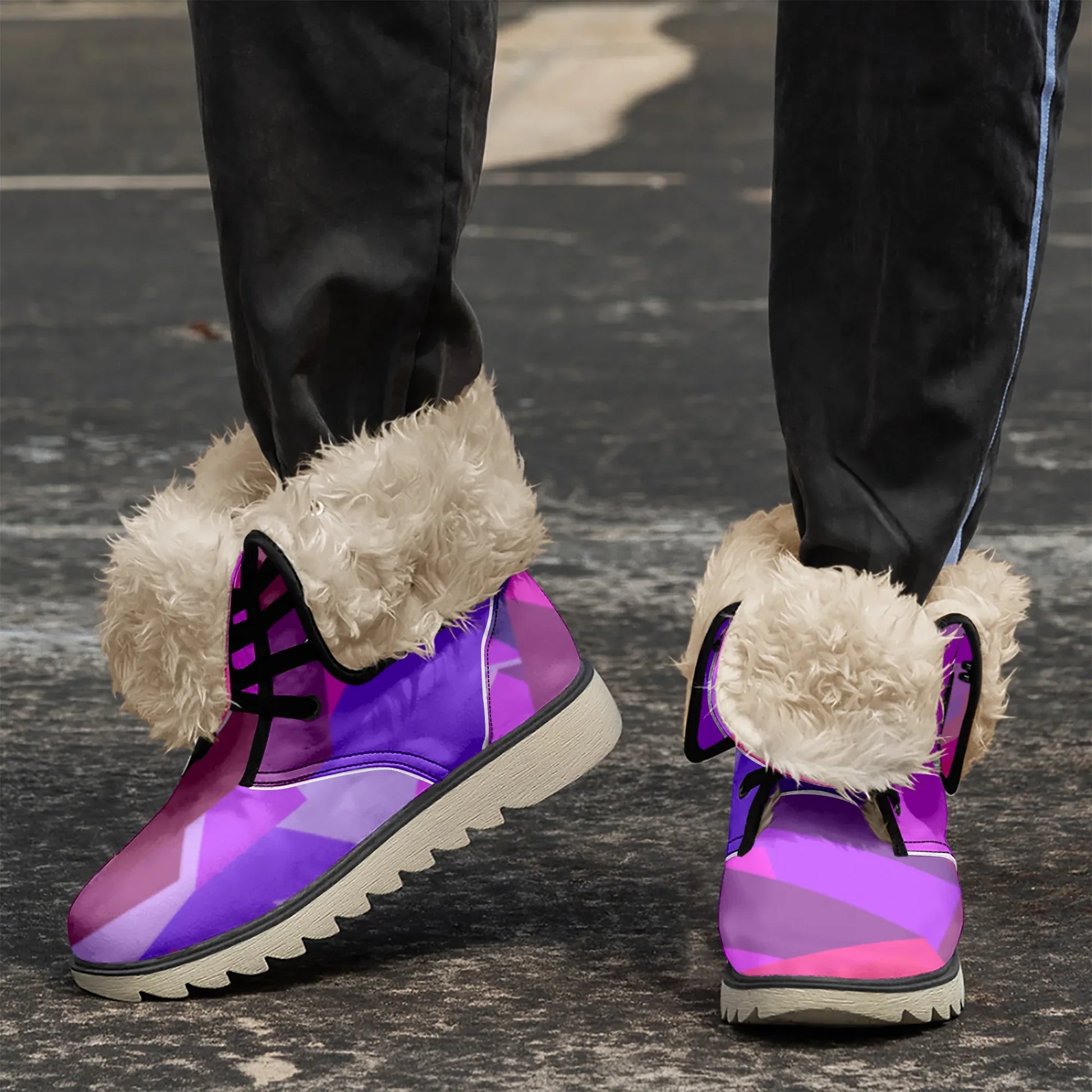 pink-cube-chic-boots-mit-pluschfutter-stiefel-jlr-design-3 - JLR Design
