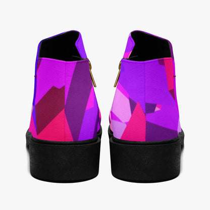 pink-cube-elegante-reissverschluss-stiefeletten-stiefeletten-jlr-design-2 - JLR Design