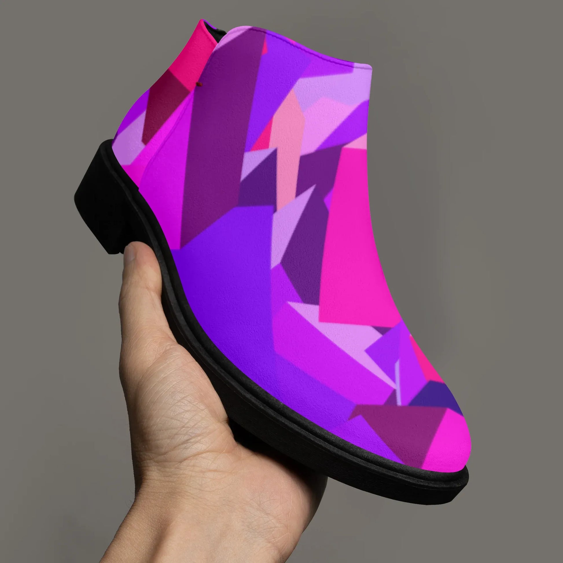 pink-cube-elegante-reissverschluss-stiefeletten-stiefeletten-jlr-design-3 - JLR Design