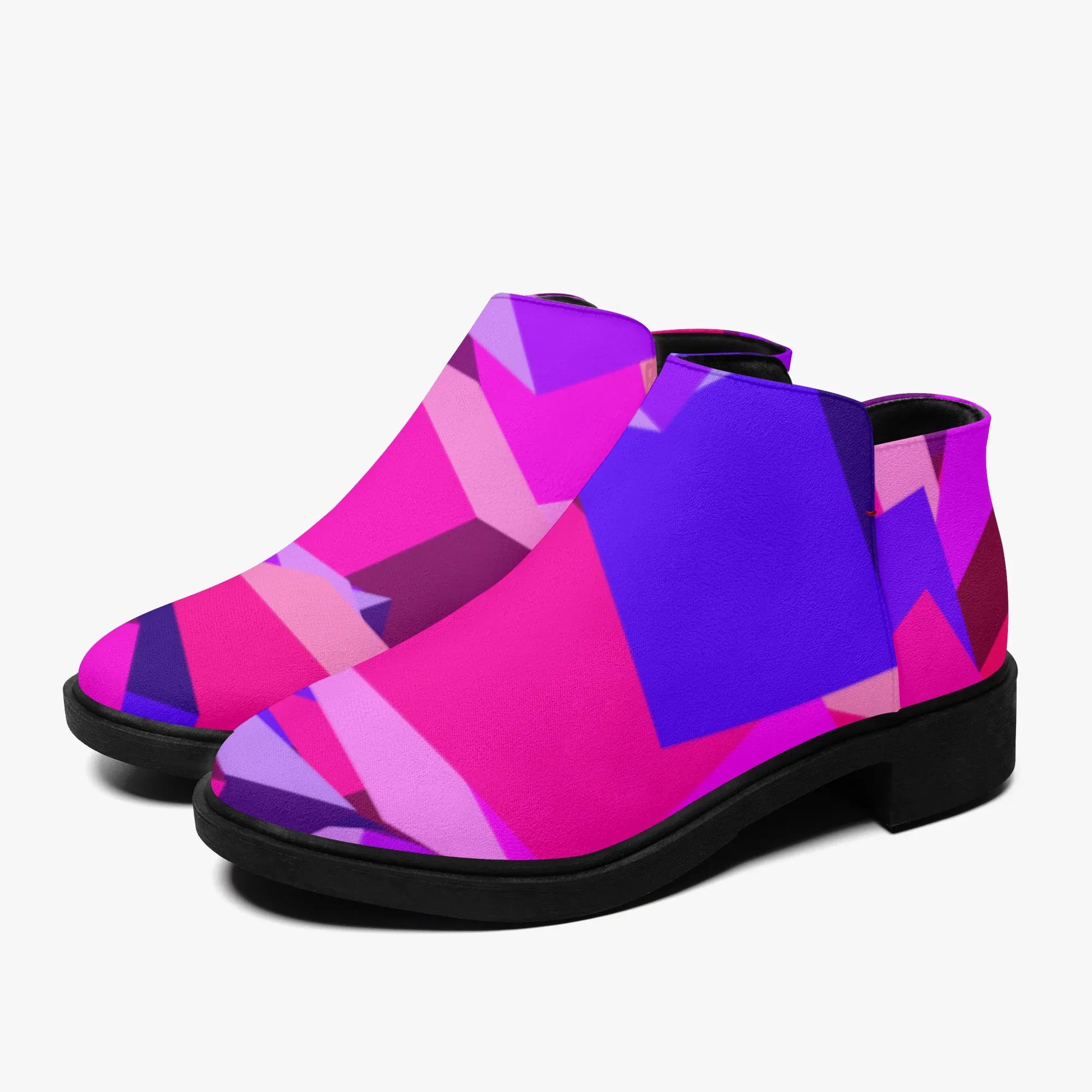 pink-cube-elegante-reissverschluss-stiefeletten-stiefeletten-jlr-design-6 - JLR Design