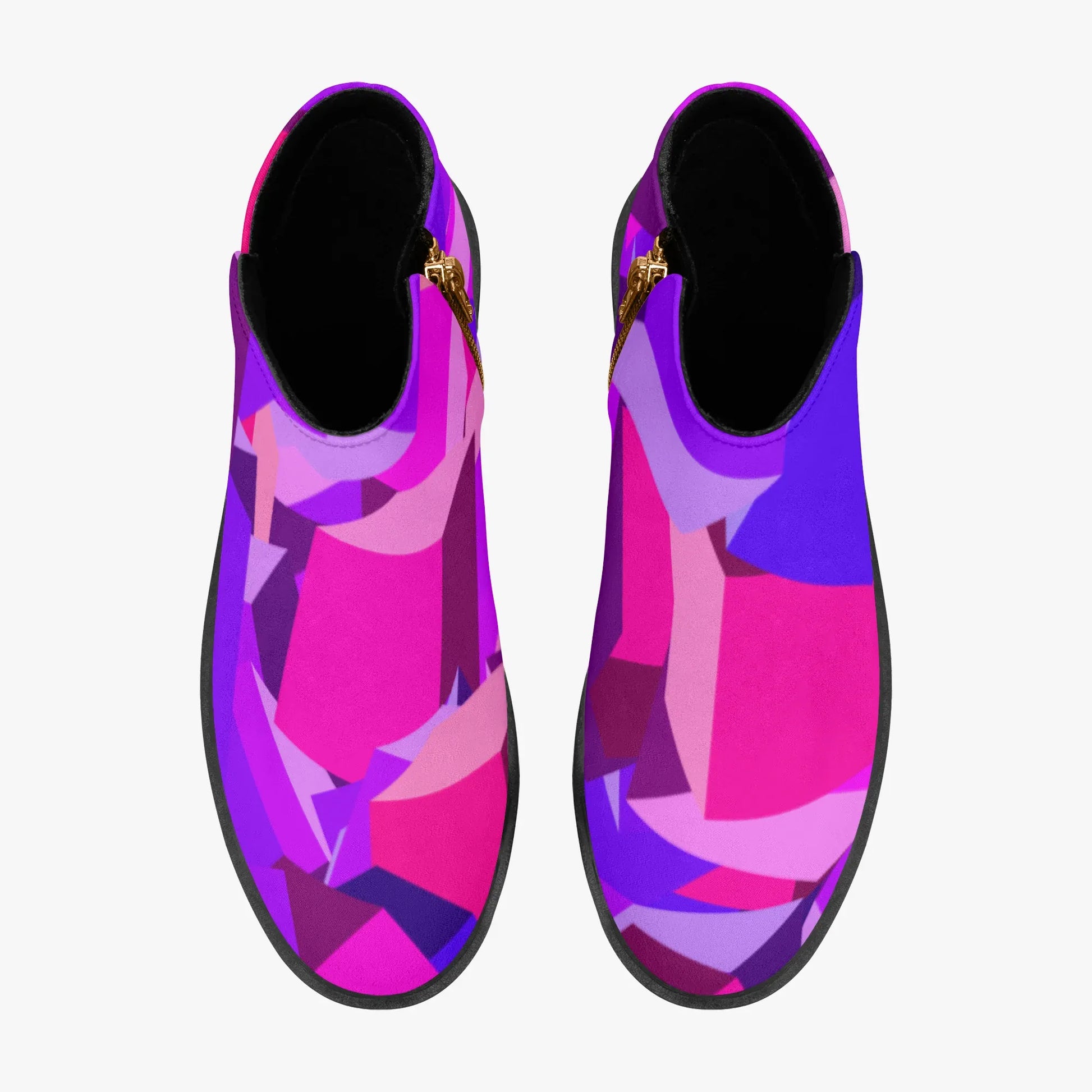 pink-cube-elegante-reissverschluss-stiefeletten-stiefeletten-jlr-design-7 - JLR Design