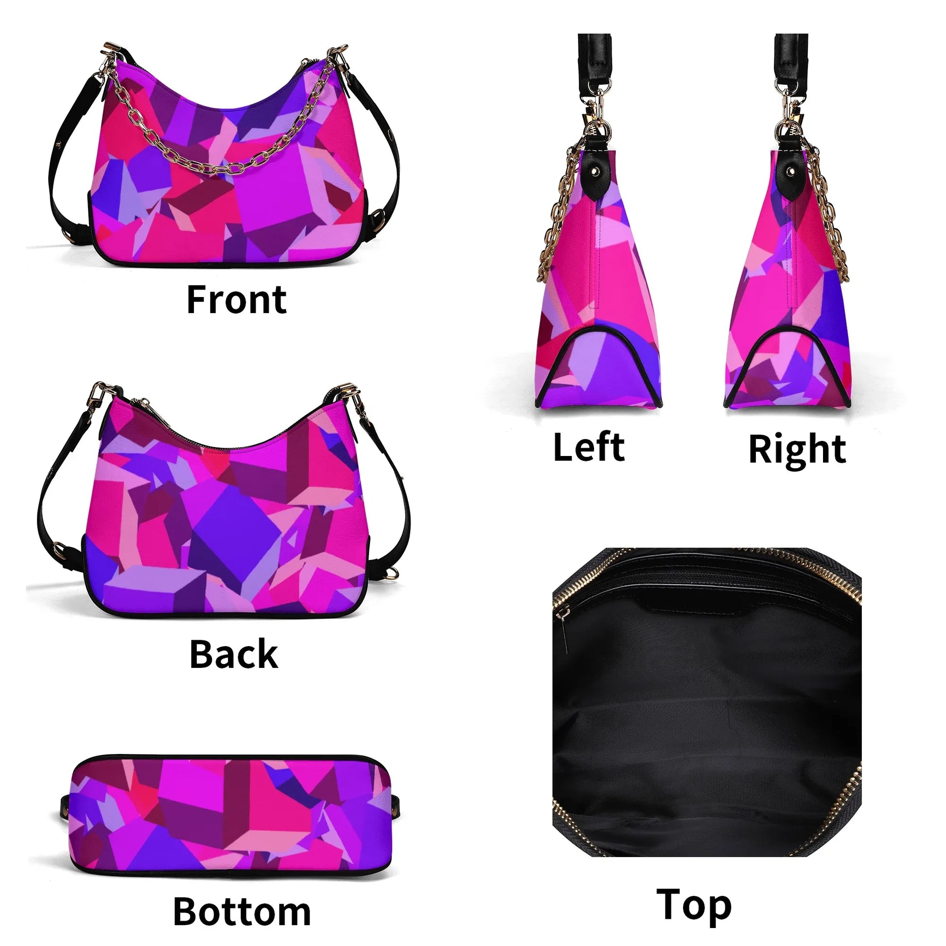 pink-cube-elegante-umhangetasche-mit-kette-umhangetasche-jlr-design-6 - JLR Design