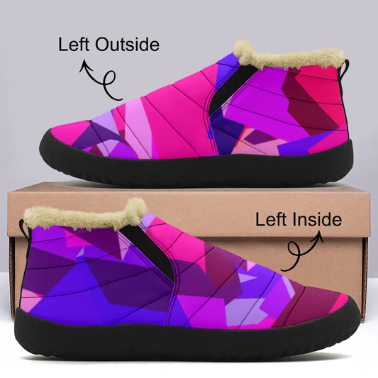 pink-cube-faux-fur-slipper-slipper-jlr-design-1 - JLR Design