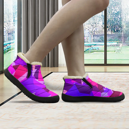 pink-cube-faux-fur-slipper-slipper-jlr-design-3 - JLR Design