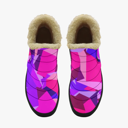 pink-cube-faux-fur-slipper-slipper-jlr-design-5 - JLR Design