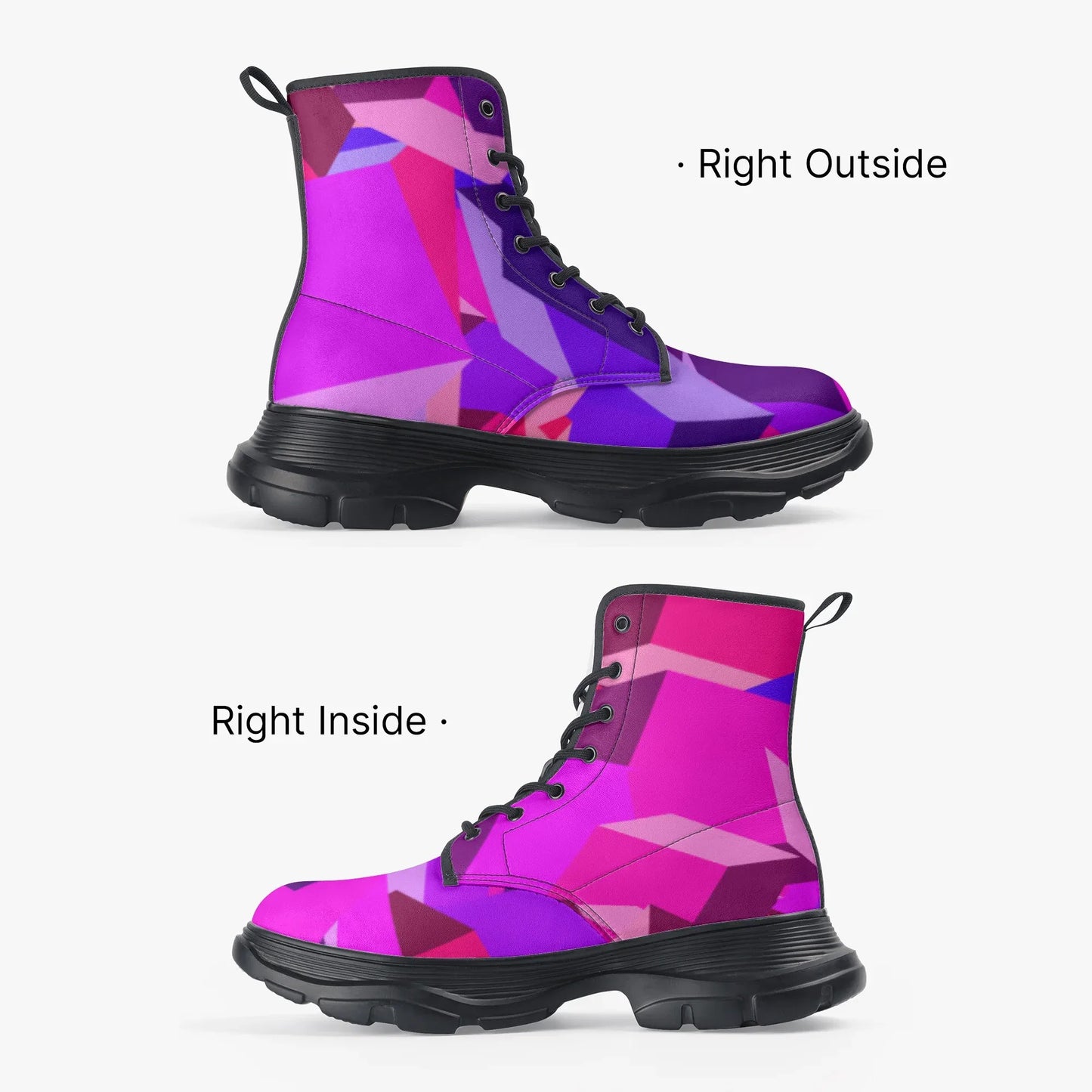 pink-cube-leather-chunky-boots-boots-jlr-design-5 - JLR Design