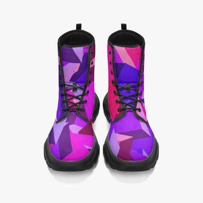 pink-cube-leather-chunky-boots-boots-jlr-design-6 - JLR Design