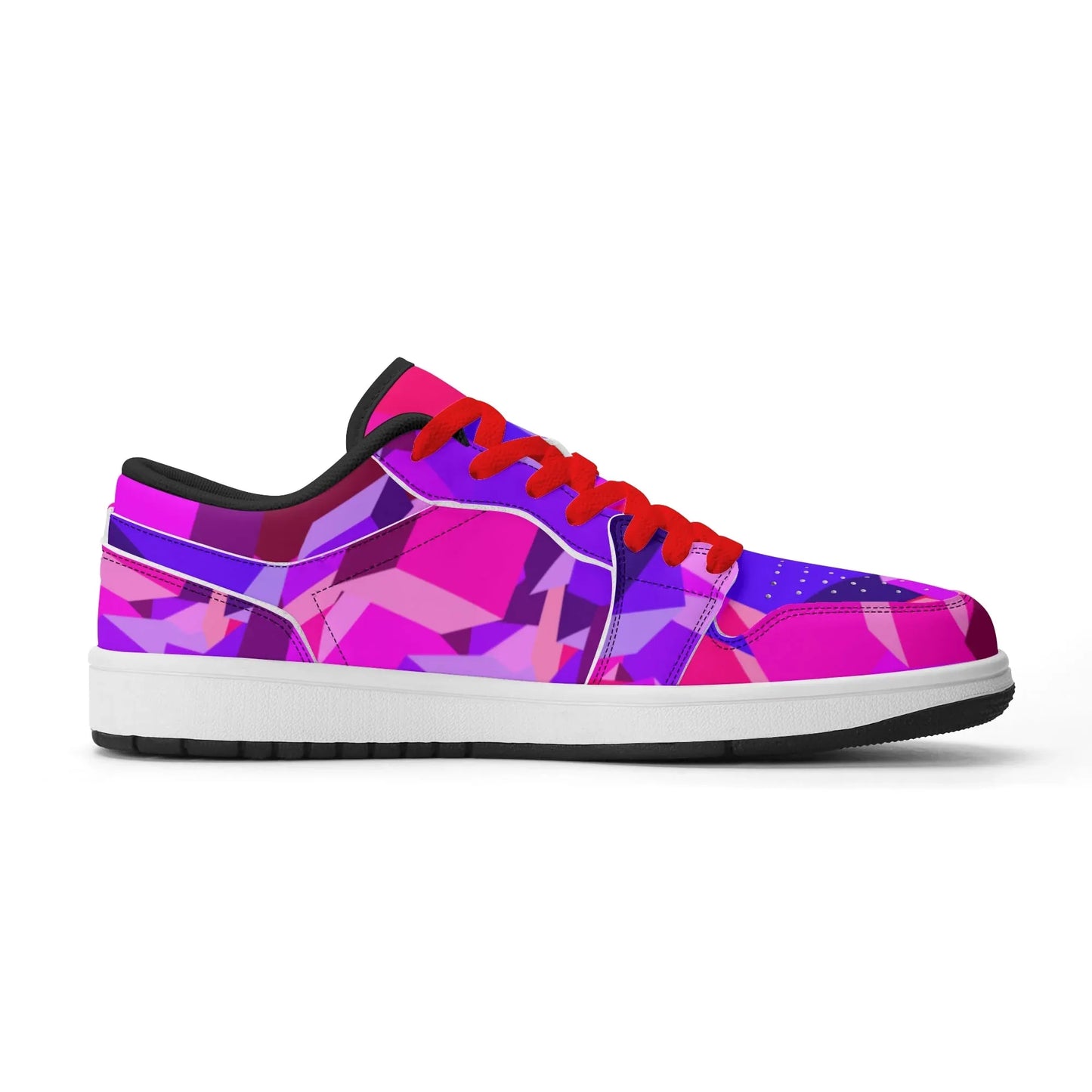 pink-cube-low-top-leder-sneaker-fur-damen-sneaker-jlr-design-10 - JLR Design