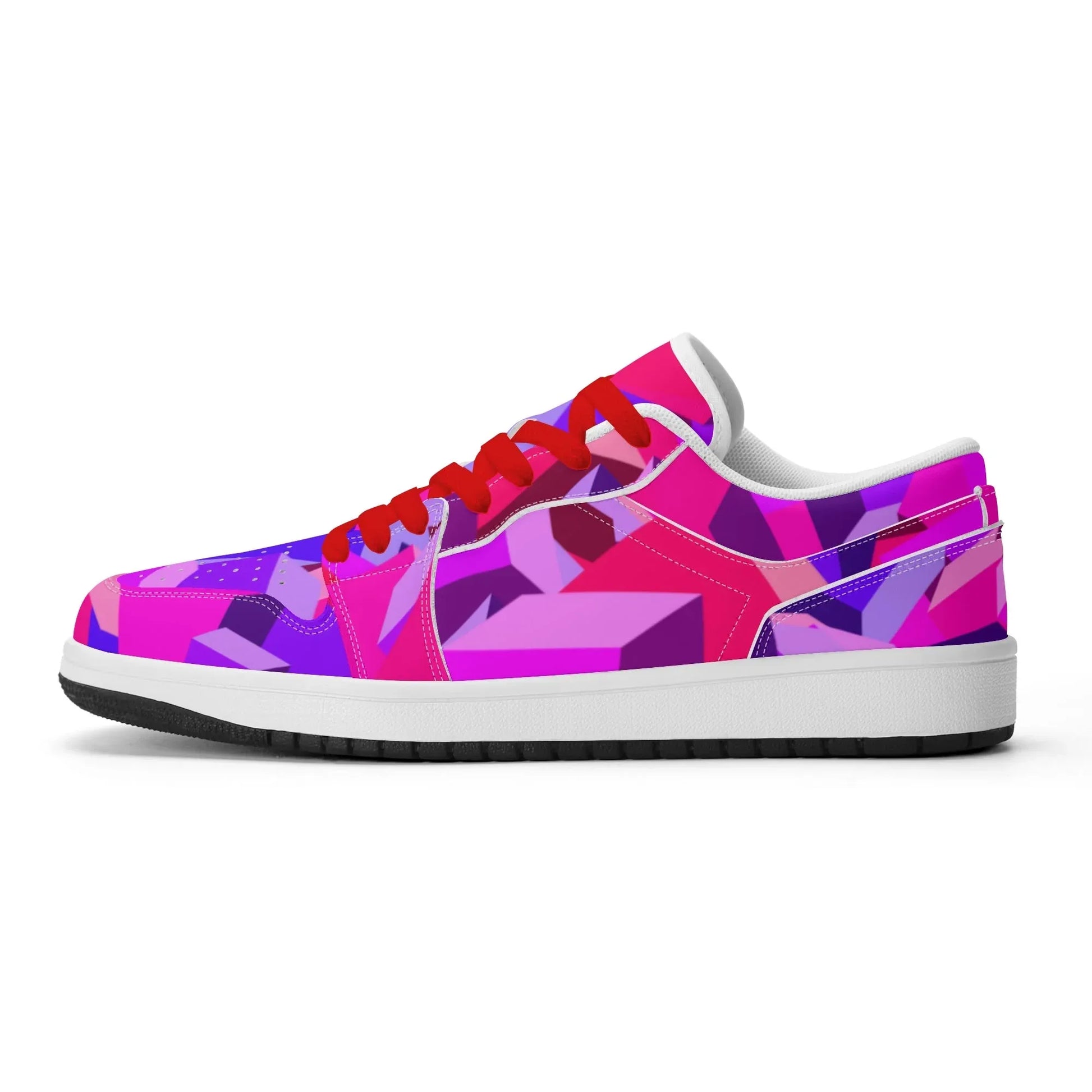 pink-cube-low-top-leder-sneaker-fur-damen-sneaker-jlr-design-2 - JLR Design