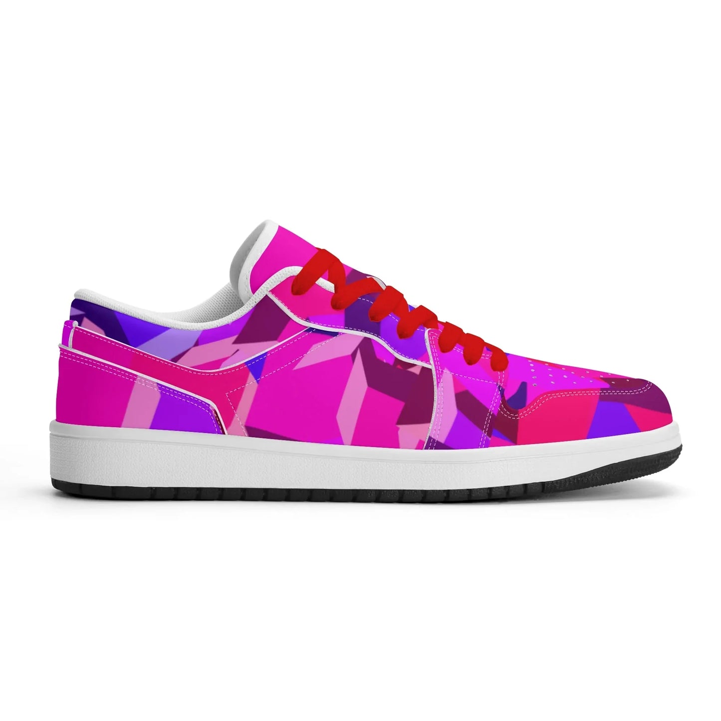 pink-cube-low-top-leder-sneaker-fur-damen-sneaker-jlr-design-5 - JLR Design